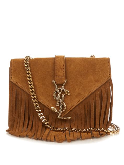 ysl cross ody|YSL suede crossbody.